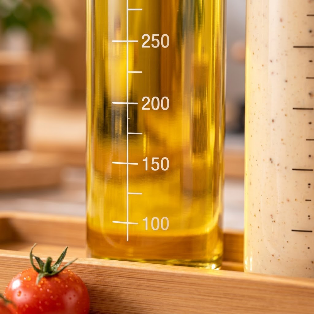 Measured Squeeze Condiment Dispenser Bottle